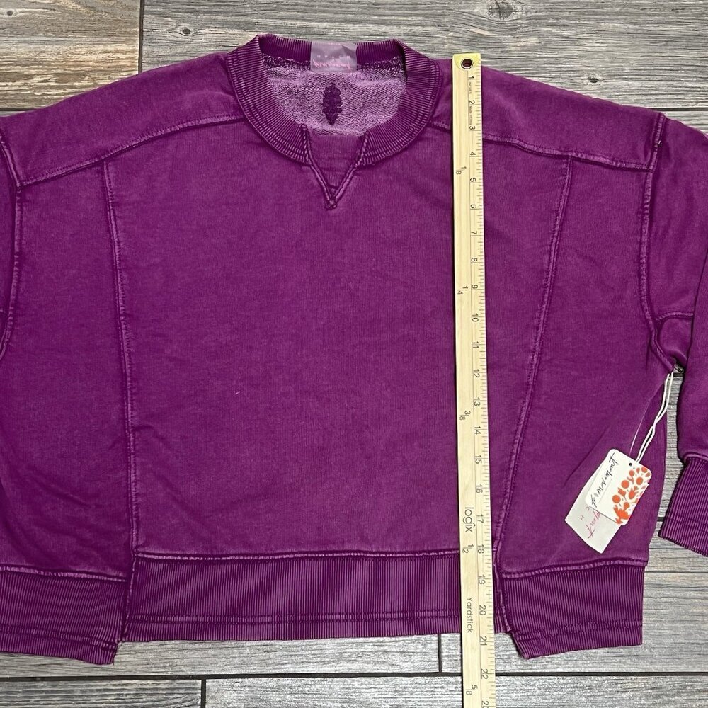 NWT Free People Movement x Hatch Maternity Intercept Pullover XS X-Small Berry - Picture 11 of 15